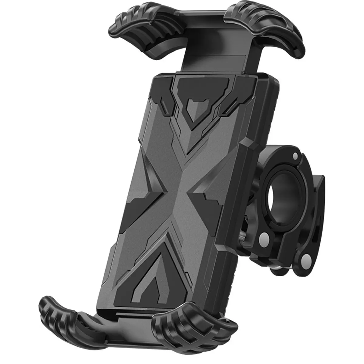 

Motorbike Cell Phone Holder Bike Cellphone Mount Shockproof 360°Rotation Adjustable Phone Stand for 21.8-34.5mm Handlebar