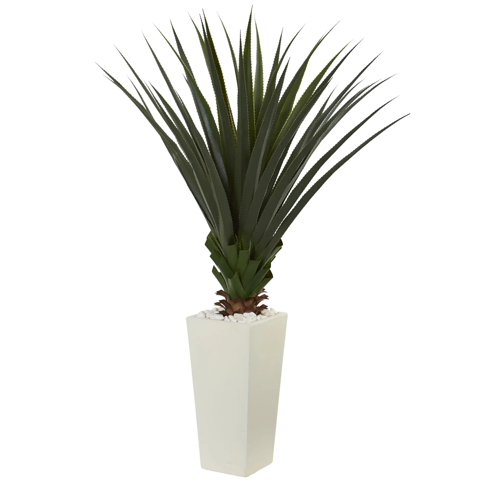

5 'Зеленая шиповатая Agave пластиковое искусственное растение в Белой Башне