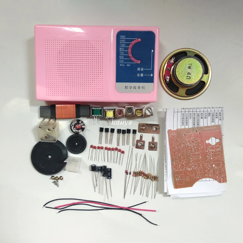 

DIY AM Radio Production Kit Superheterodyne Seven Tube Radio DIY Electronic Welding Kit Experiment DIY Parts Soldering Practice