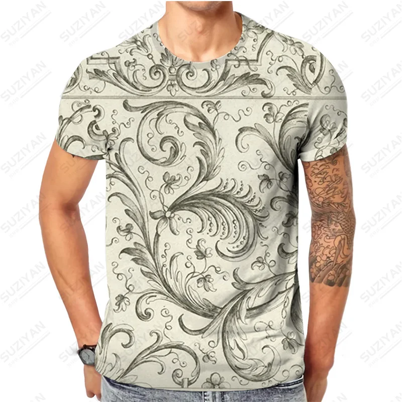 

Punk Rock Casual Loose Hawaii 3D Print Men's T-shirs Large Size Men's T-shirt 2022 Hit Sport Short-Sleeved Gym T Shirt Men