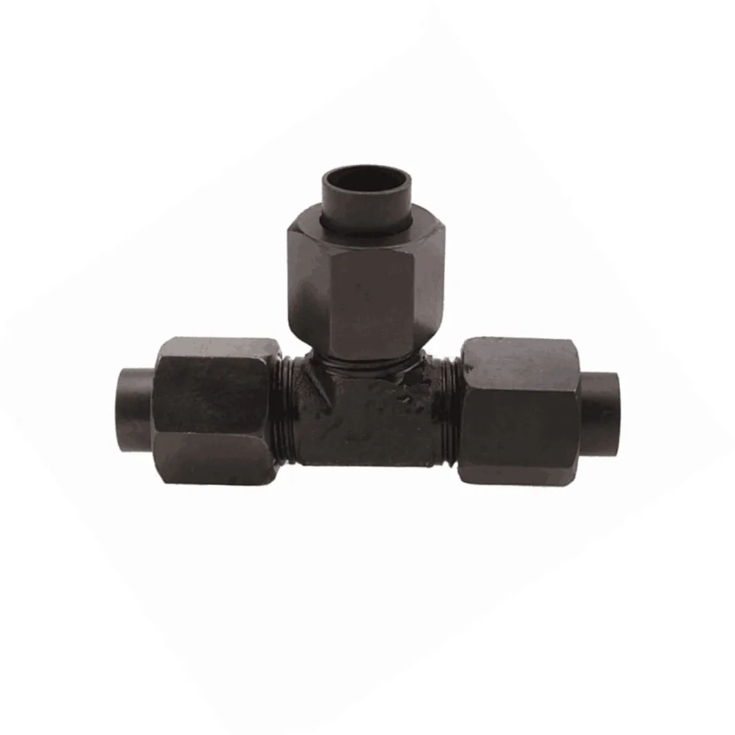 

High pressure oil pipe joint carbon steel 4/6/8/10/12/14mm reaming joint Marine joint expansion three pass Pipe Fitting