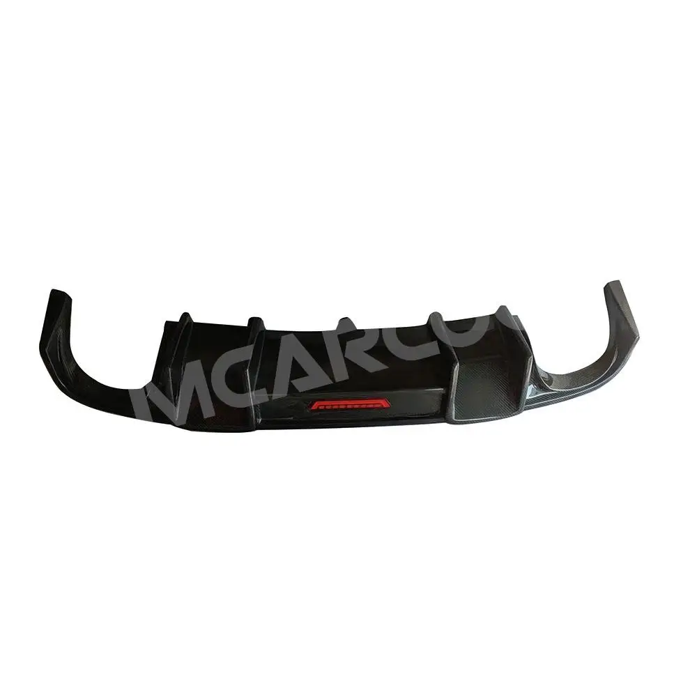 Задний диффузор для Audi A4 B8 S4 2009-2012 задний бампер из углеродного волокна спойлер