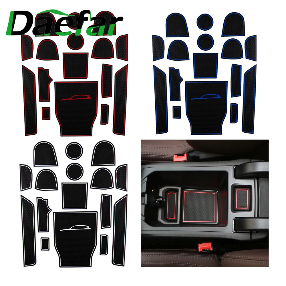 

Anti-Slip Gate Slot Cup Mat for BMW BMW X3 2018 - 2021 G08 G01 Door Groove Mats Non-slip Pad Accessories Car sticker