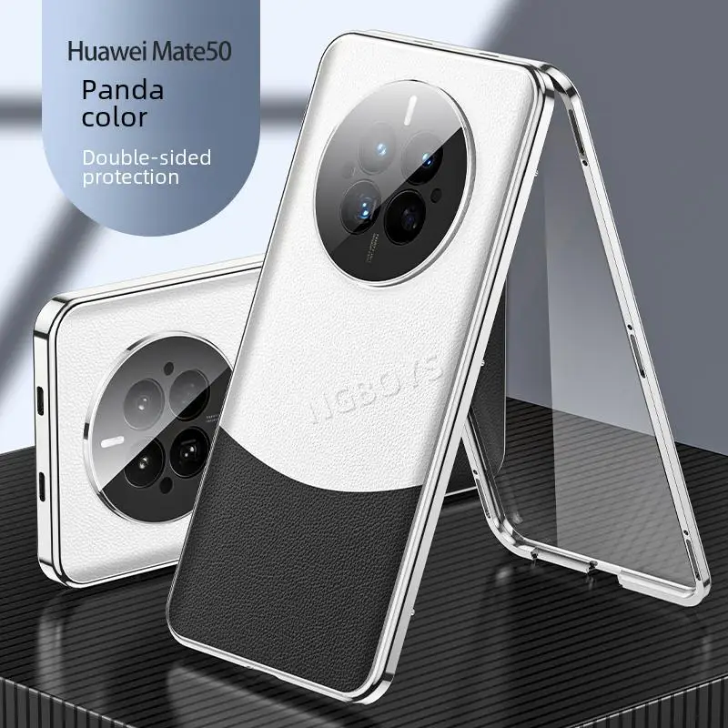 Чехол для Huawei Mate 50 CET LX9 360 полная защита передний Прозрачный чехол из закаленного