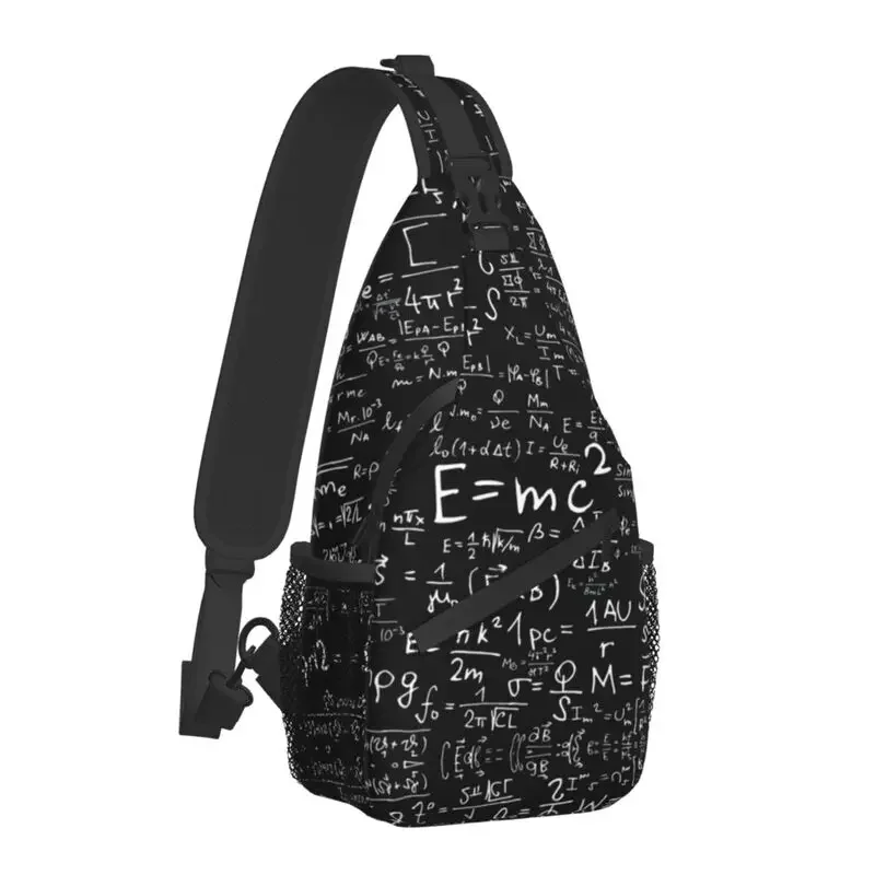 Крутой рюкзак через плечо с выравниванием физики мужской Geek Science Math нагрудная