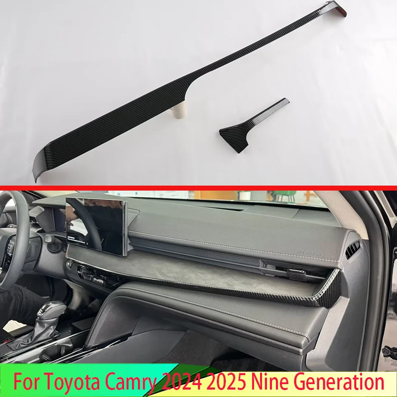 Центральная консоль из углеродного волокна для Toyota Camry 2024 2025 девять поколений