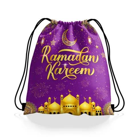 4/20 шт. Рамадан ИД Мубарак кареем нетканые подарочные сумки тканевые конфетные искусственные Рюкзаки Сумка для хранения Исламские мусульманские ранцы сувениры