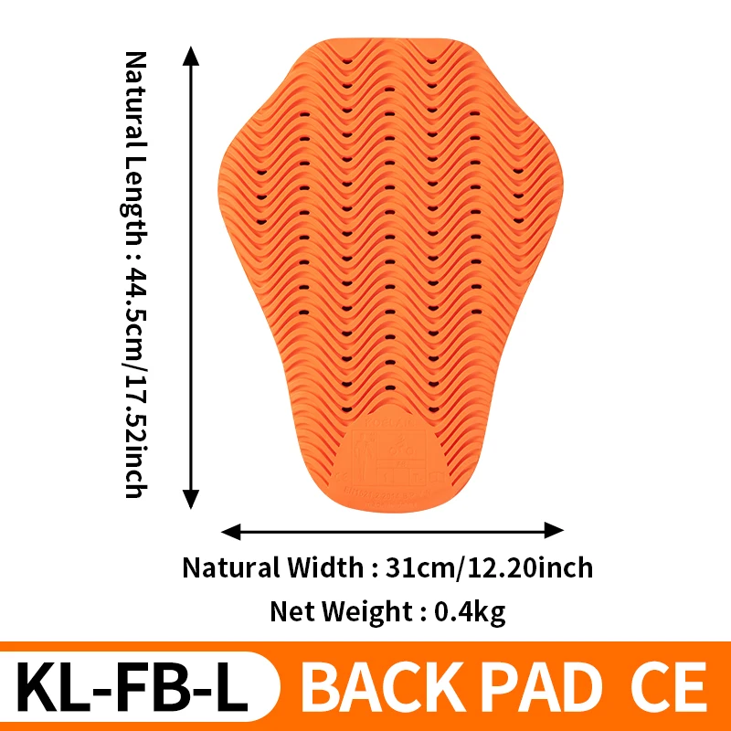

Оранжевый универсальный CE сертифицированный задний кожух для мотоцикла, встроенная защитная куртка для мотоцикла, вставка для защиты спины