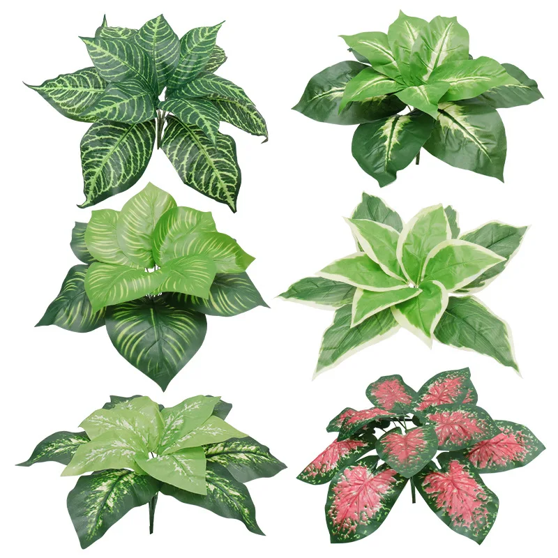 

1pc Monstera Leaves Palm Leaves Tropical Party Decorations Jungle Leaf with Stem for Tropical Leaves Beach Birthday Jungle Party
