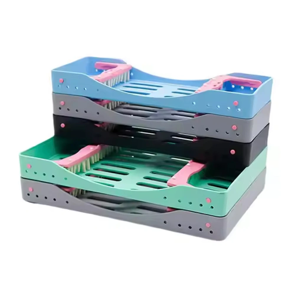 1 шт. стоматологическая пластиковая коробка для размещения кассета 5/10 слотов