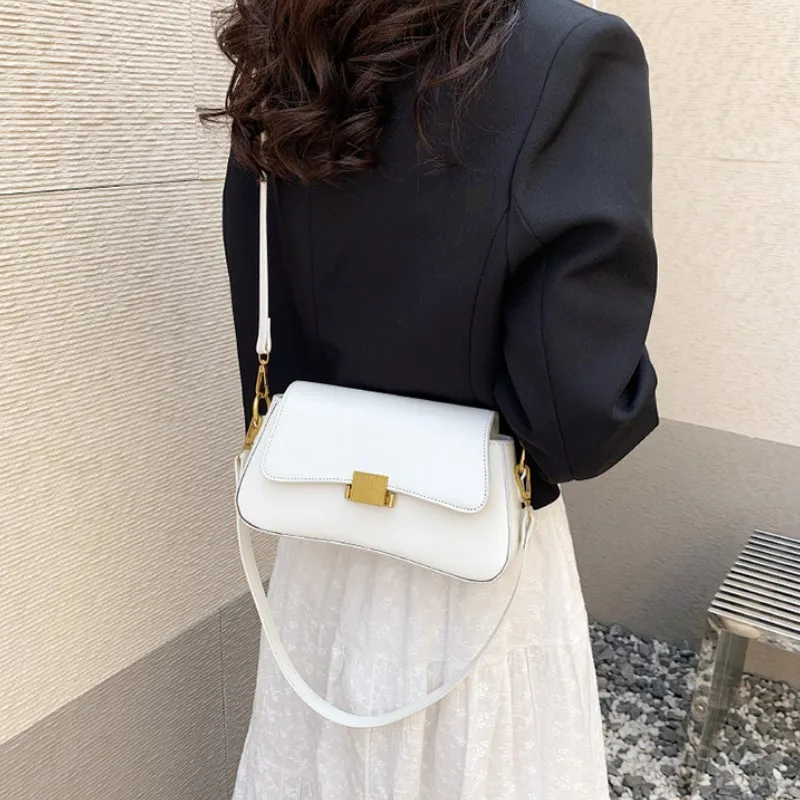 

Simple Classic Shoulder Bag Small Pu Leather Crossbody Bags For Women Designer Handbags High Quality New 2023 Luxury Versatile