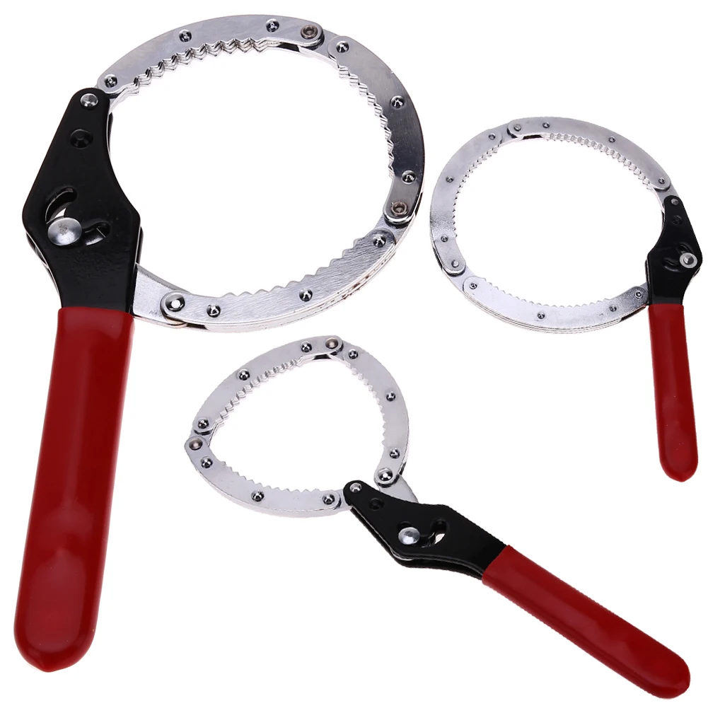 

66-78mm 76-96mm Carbon Steel Oil Filter Removel Strap Wrench Spanner Car Repair Hand Oil Filter Disassembly Tool