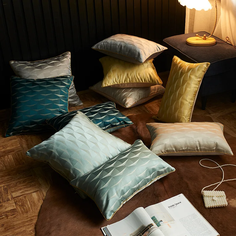 

Luxury Cushion Modern Sofa Throw Pillow Cover Decorative Gold Patchwork For Livingroom Bed Home Decor Pillowcase