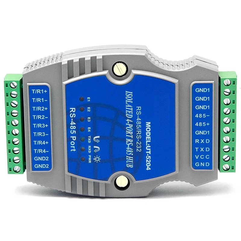 Подходит для UT-5204 4-портовый концентратор 485 1 на 4-канальный RS485 с