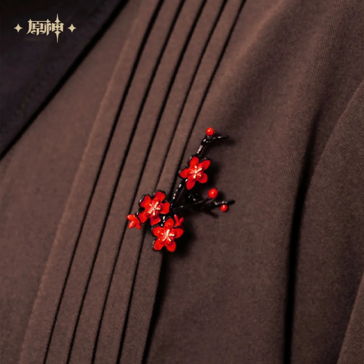 [Подлинная] ювелирные изделия для косплея по мотивам игры Genshin Hutao Медная брошь