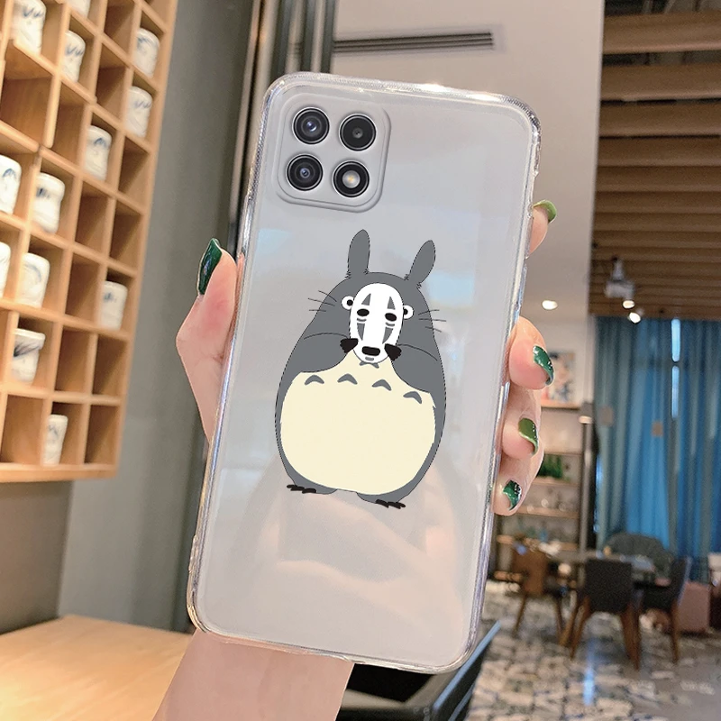 Милый чехол в стиле аниме для Samsung Galaxy A22 4G A 22 A22S телефонная Обложка студии ghibel