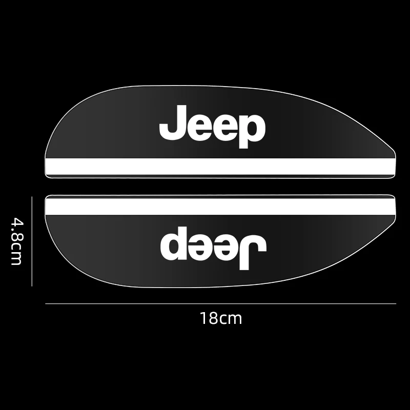 Автомобильное зеркало заднего вида защита от дождя и аксессуары для Jeep Cherokee Wrangler