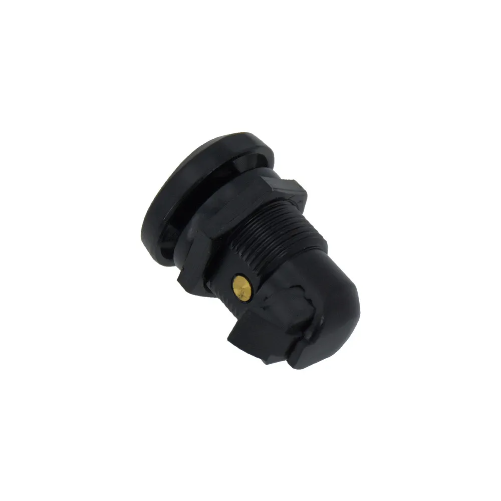 Черная/хромированная нажимная кнопка для мотоцикла защелка топливной двери