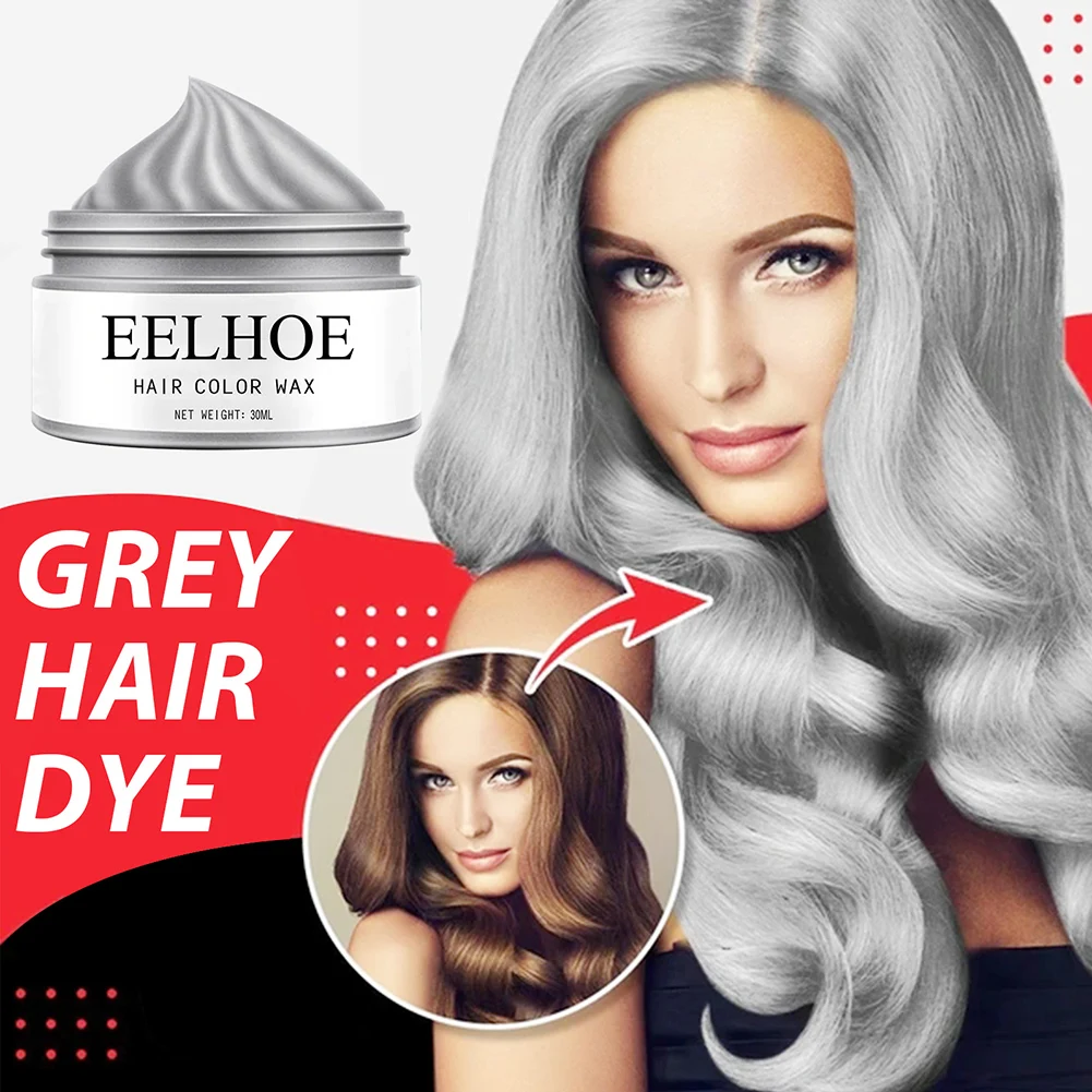 

Моющийся шампунь для окрашивания волос мгновенной окраски, натуральный матовый моделирующий воск для волос, одноразовый Стайлинг волос дл...