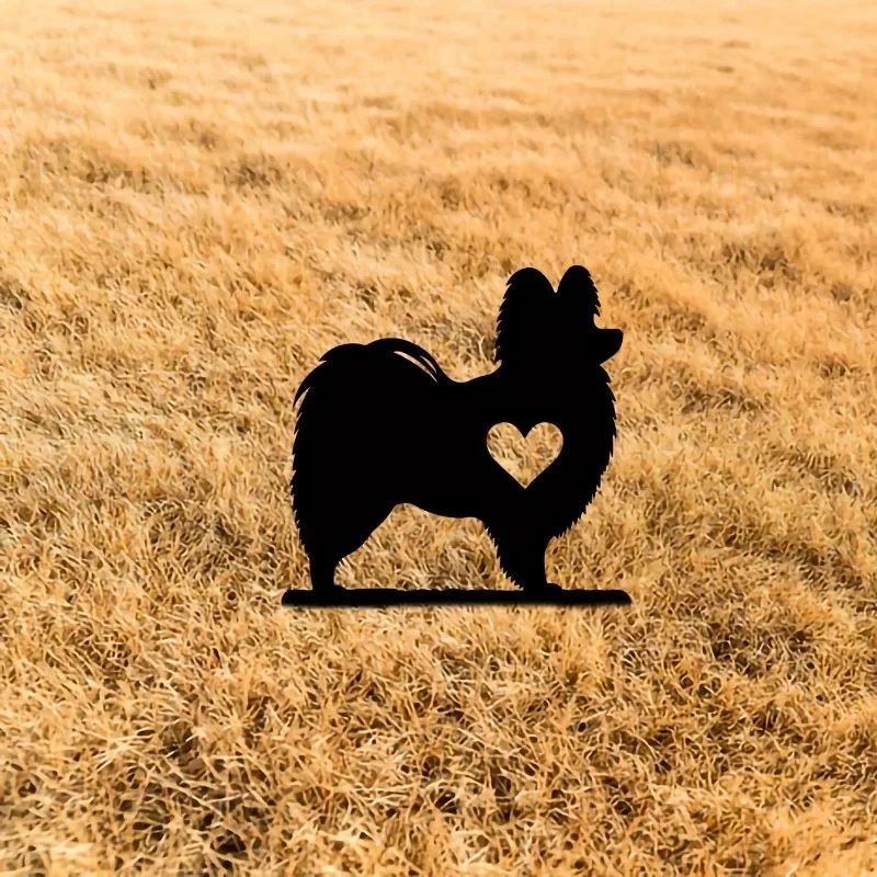 Креативная популярная Милая железная садовая стойка с силуэтами металлический