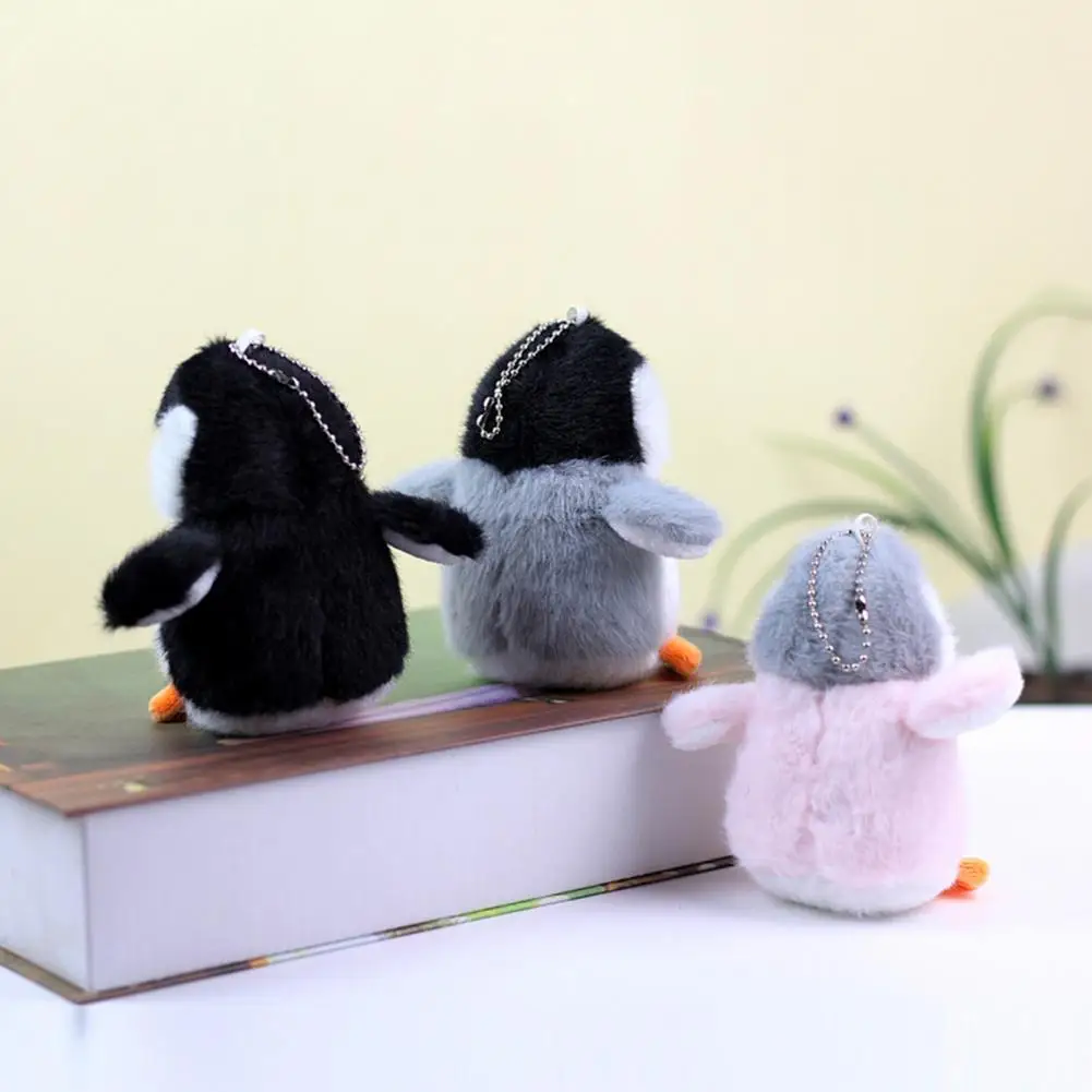

Легкий изысканный мягкий плюшевый брелок-подвеска в виде пингвина компактный плюшевый подвесной мягкий украшение для рюкзака
