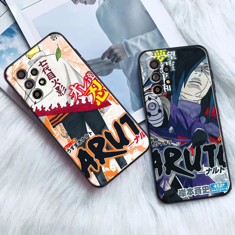 

Bandai NARUTO Cartoon Sasuke For Samsung M11 M12 Phone Case Black Back Funda Carcasa