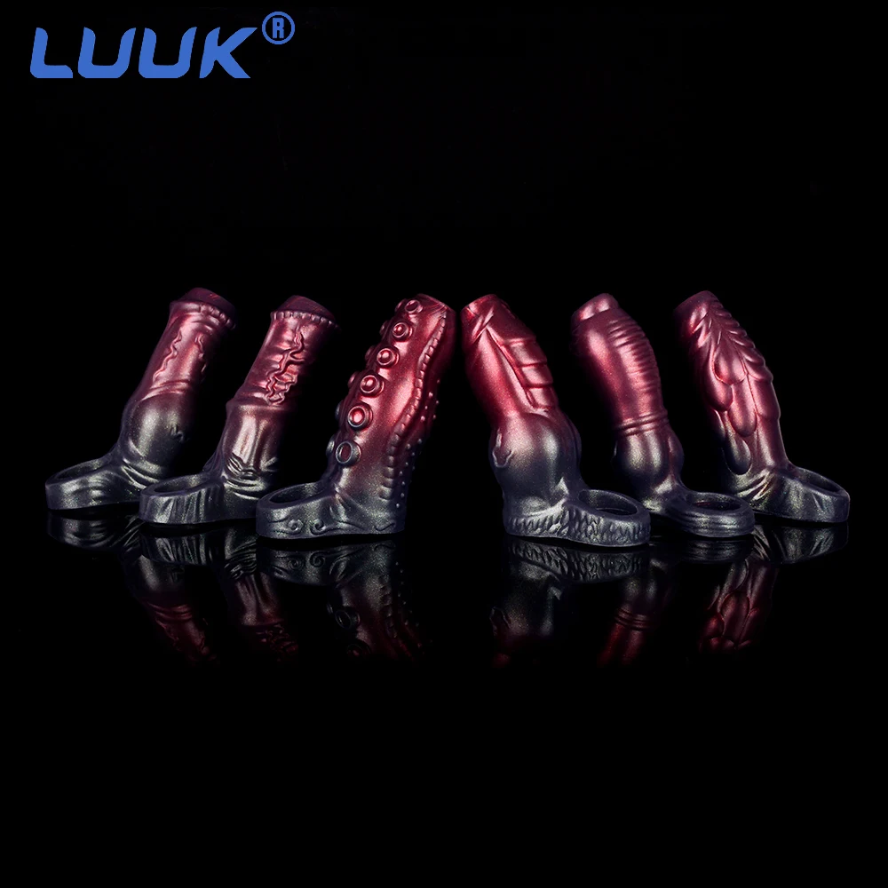 LUUK кобура для увеличения пениса со спиральным бондажем задержка эякуляции