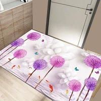 new 3d cartoon animals butterfly carp floor mat door mat anti slip mat carpet bedroom living room home decoration tapis