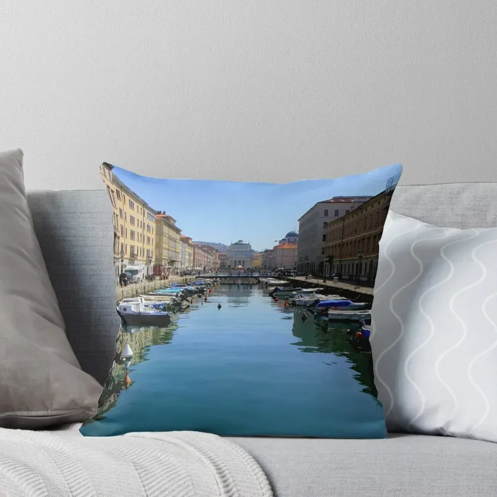 Декоративная подушка Gran Canal in Trieste чехлы для дивана гостиной рождественская