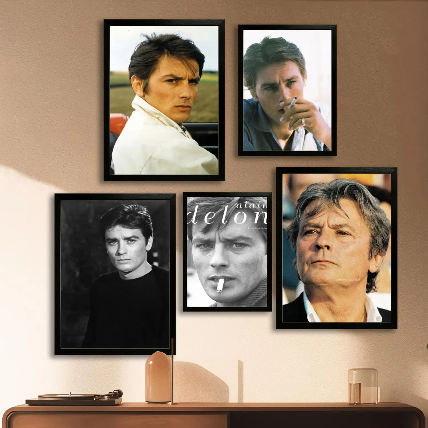 Холст Алена Делона настенное искусство печать с изображением современная семья