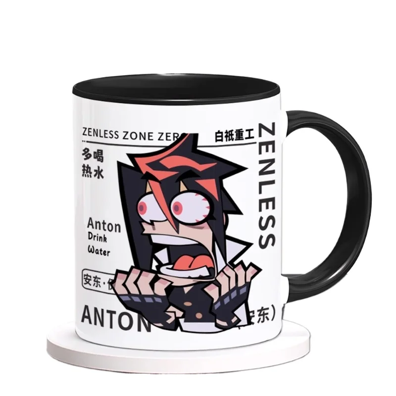 Zenless Zone Zero Аниме игра Cos Anton Ivanov унисекс новый Q керамическая кружка с рисунком