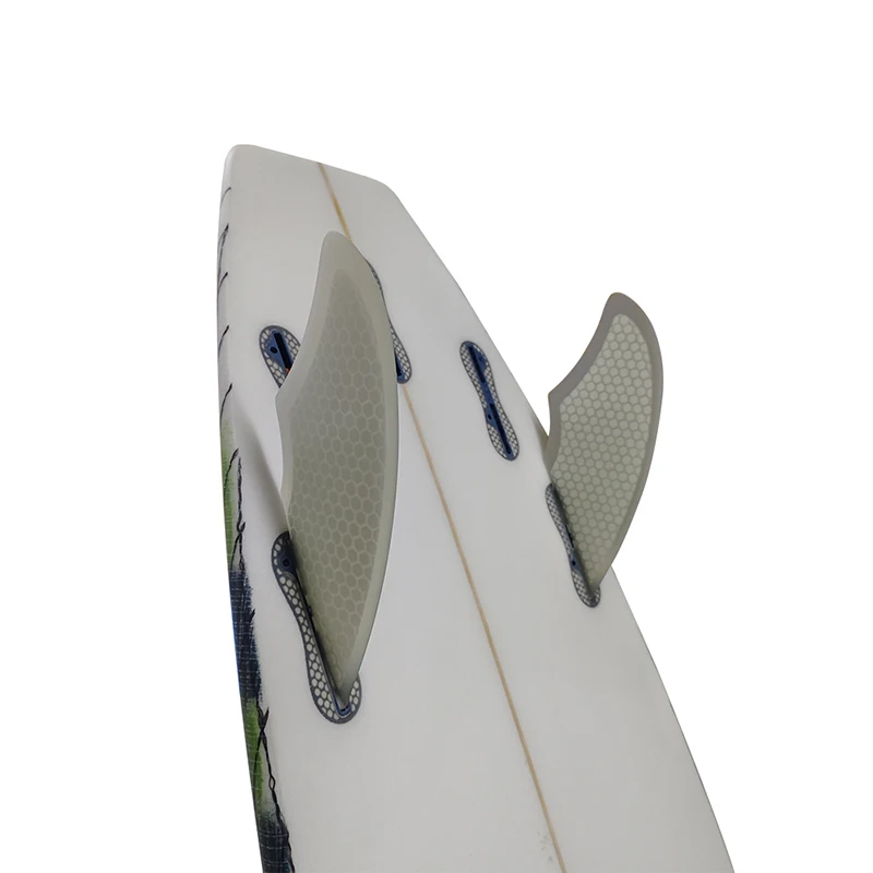 UPSURF FCS 2 белые сотовые плавники шт./компл. двойные ласты Quillas для серфинга вкладки