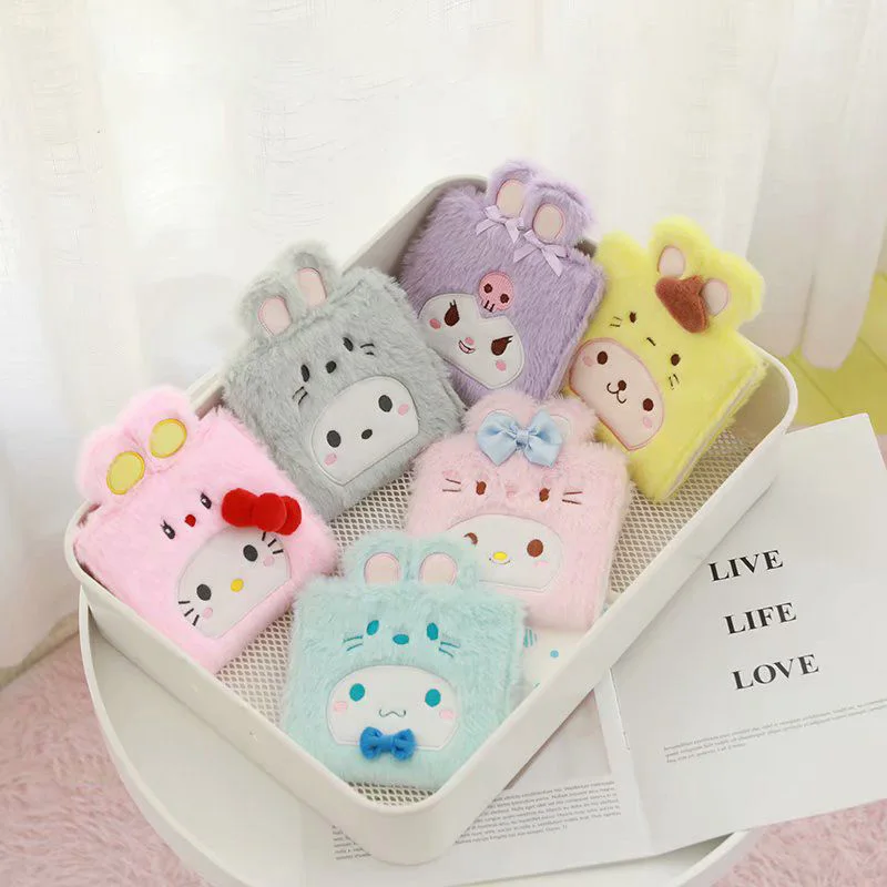 

Sanrioed Kawaii аниме Kuromi Cinnamoroll MyMelody KT Cat мультяшное плюшевое Полотенце Для Тети ежемесячная гигиеническая прокладка сумка для хранения портативный подарок