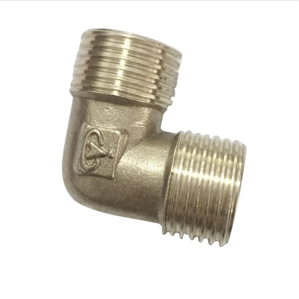

Male Thread Elbow BSP Brass 1/2 Inch Pipe Fittings Water L Type Casting