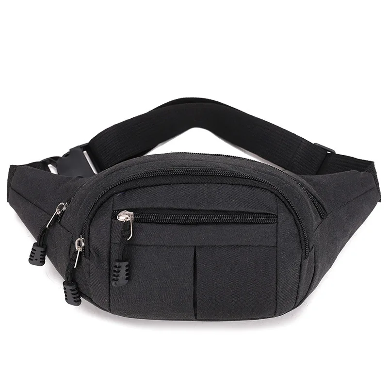 New Fashion Men Waist Pouch Bag Casual Chest Bag Male Fanny Pack Outdoor Travel Shoulder Bag Sports Phone Belt Bag