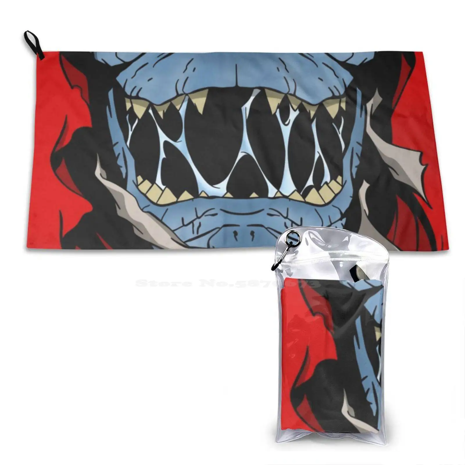 Мочалка с принтом Mumm-Ra мягкое полотенце человек мастера Вселенной скелетор