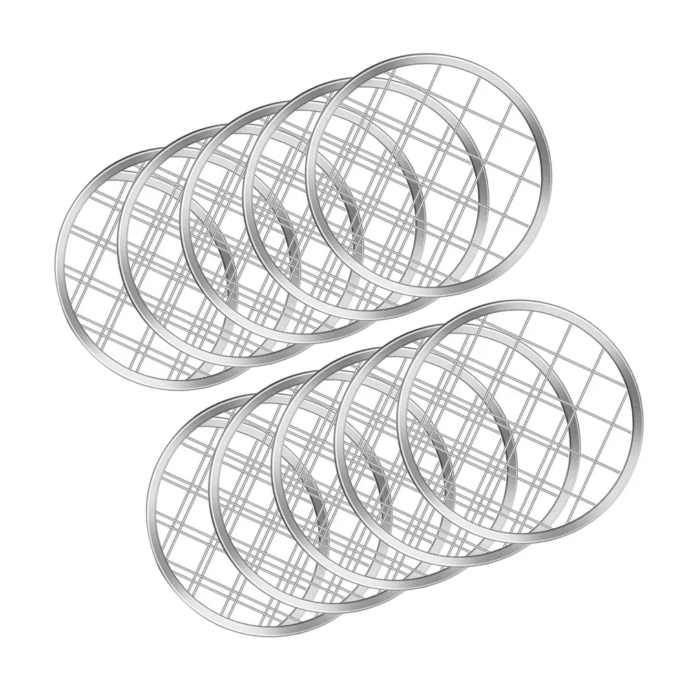 10 шт. сетчатый лист для банок Mason красивый держатель металлическая цветочная