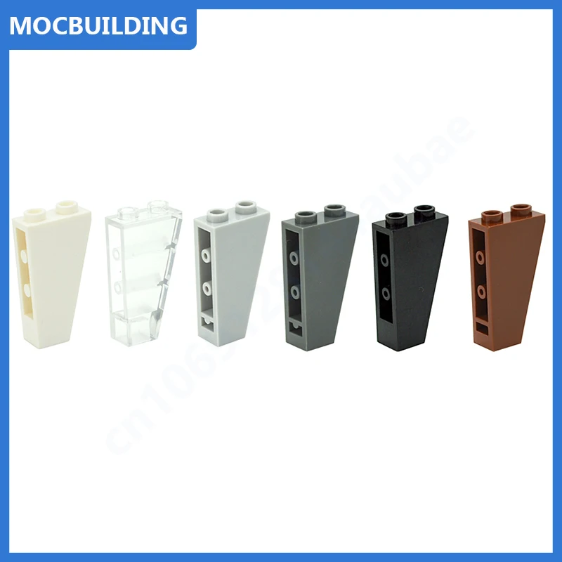 Конструктор Moc, 10 шт., детали, кирпичи, 2449 склон, инвертированный, 2x1x3, «сделай сам», совместимые сборные частицы, Обучающие Детские игрушки, подарки