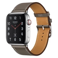 high quality leather loop for iwatch 40mm 44mm sports strap single tour band for apple watch 42mm 38mm series 1 2 3 4 5 6 se