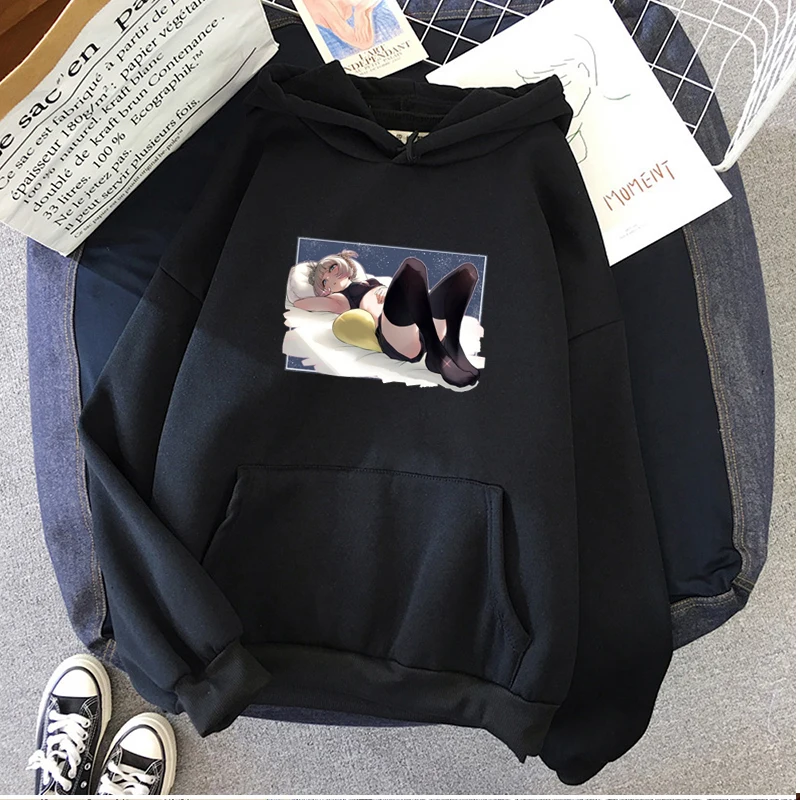 

Call Of The Night Hoodies Autumn Winter Lazy Style Warm Soft Famale Sweatshirt Harajuku Anime Graphic Casual Woman's Pullover