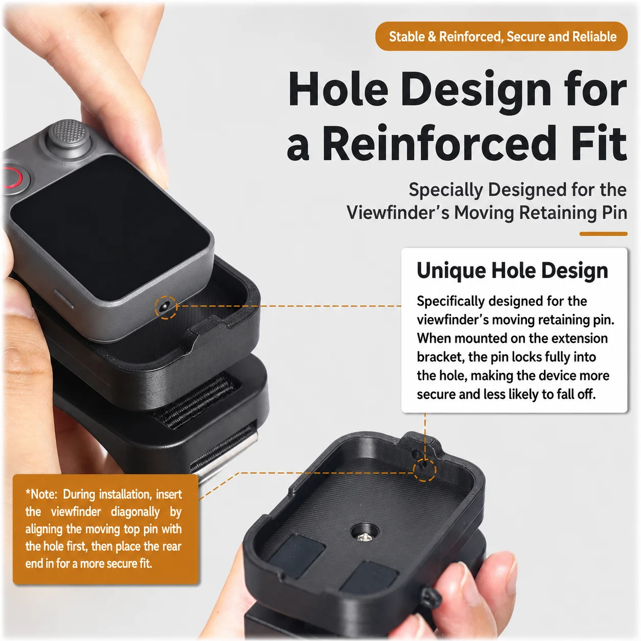 Фото Крепление-держатель для браслета DJI FrameTap Viewfinder Pocket 4 Pro Mobile 8P, магнитное быстросъемное, регулируемый ремешок-аксессуар №5