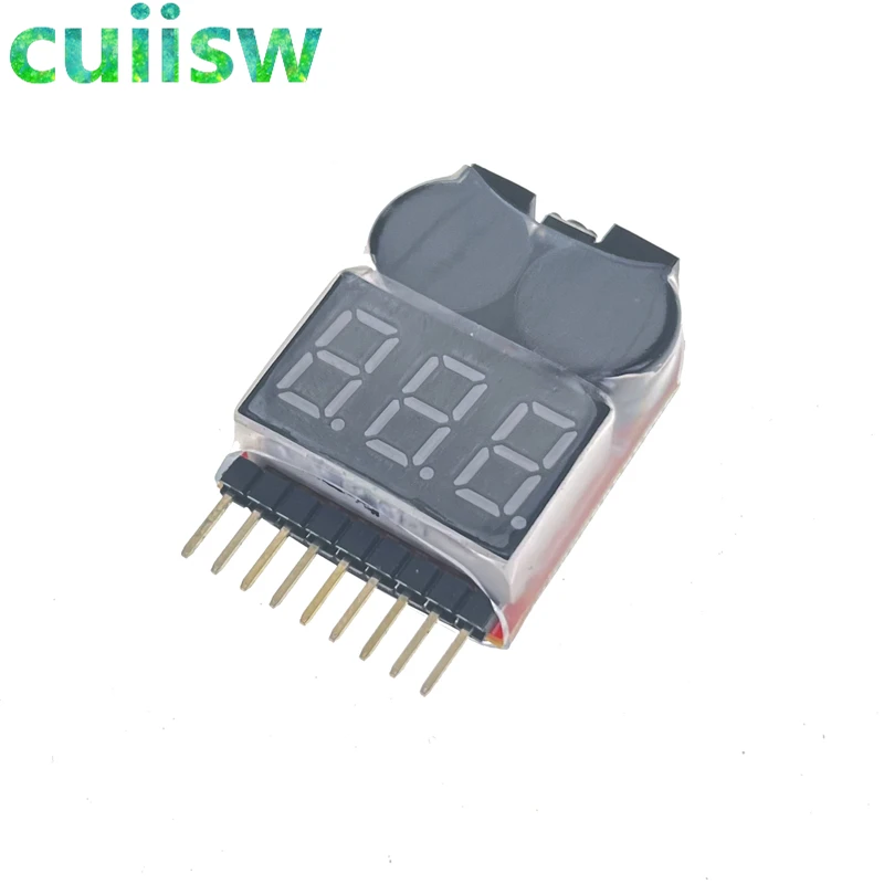 Тестер напряжения батареи 2 в 1 1-8S Lipo/li-ion/Fe низковольтный зуммер датчик