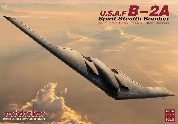 

Коллекционная модель UA72201 1/72 U.S.A.F. B-2A Spirit Stealth Bomber