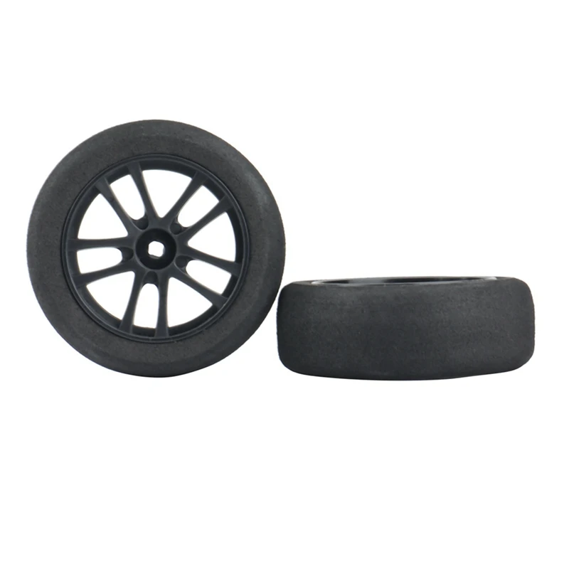 

FBIL-8Pcs 66Mm Foam Tire Sponge Tyre Wheel Rim Set For Wltoys 144001 124016 124017 124018 124019 104001 RC Car Upgrade Parts