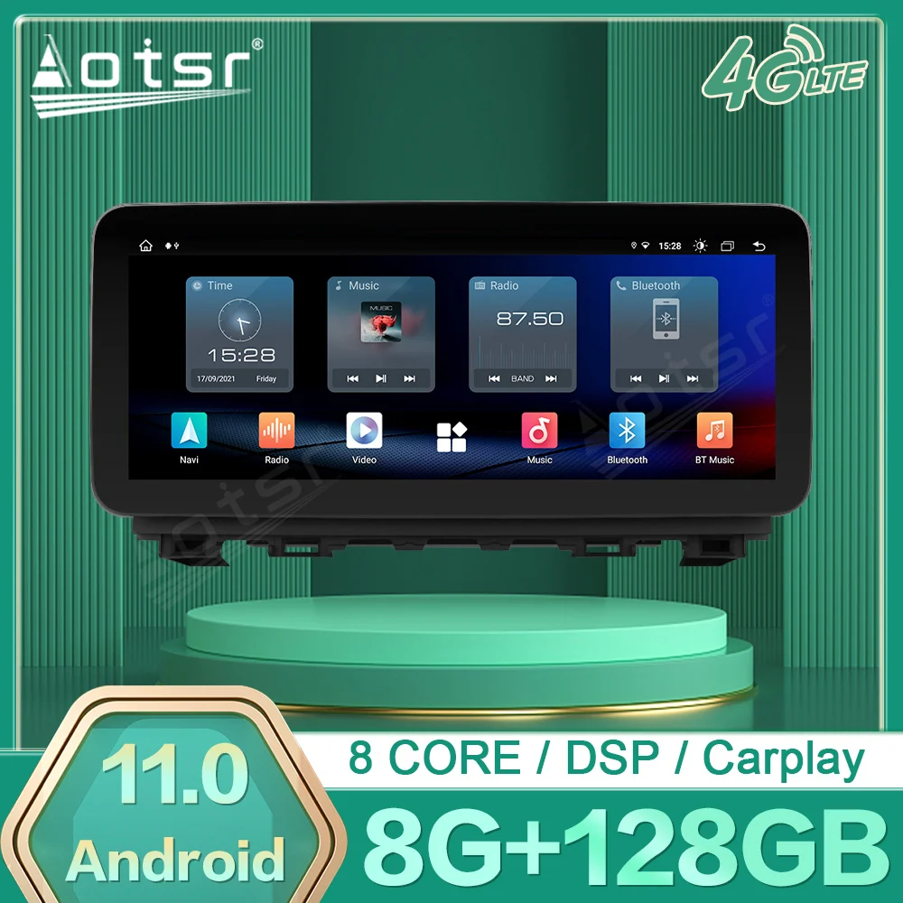 

12,3 "Android 11 плеер радио GPS Navi для Hyundai Santa Fe 2019 2020 2021 автостереоприемник мультимедийный видео головное устройство