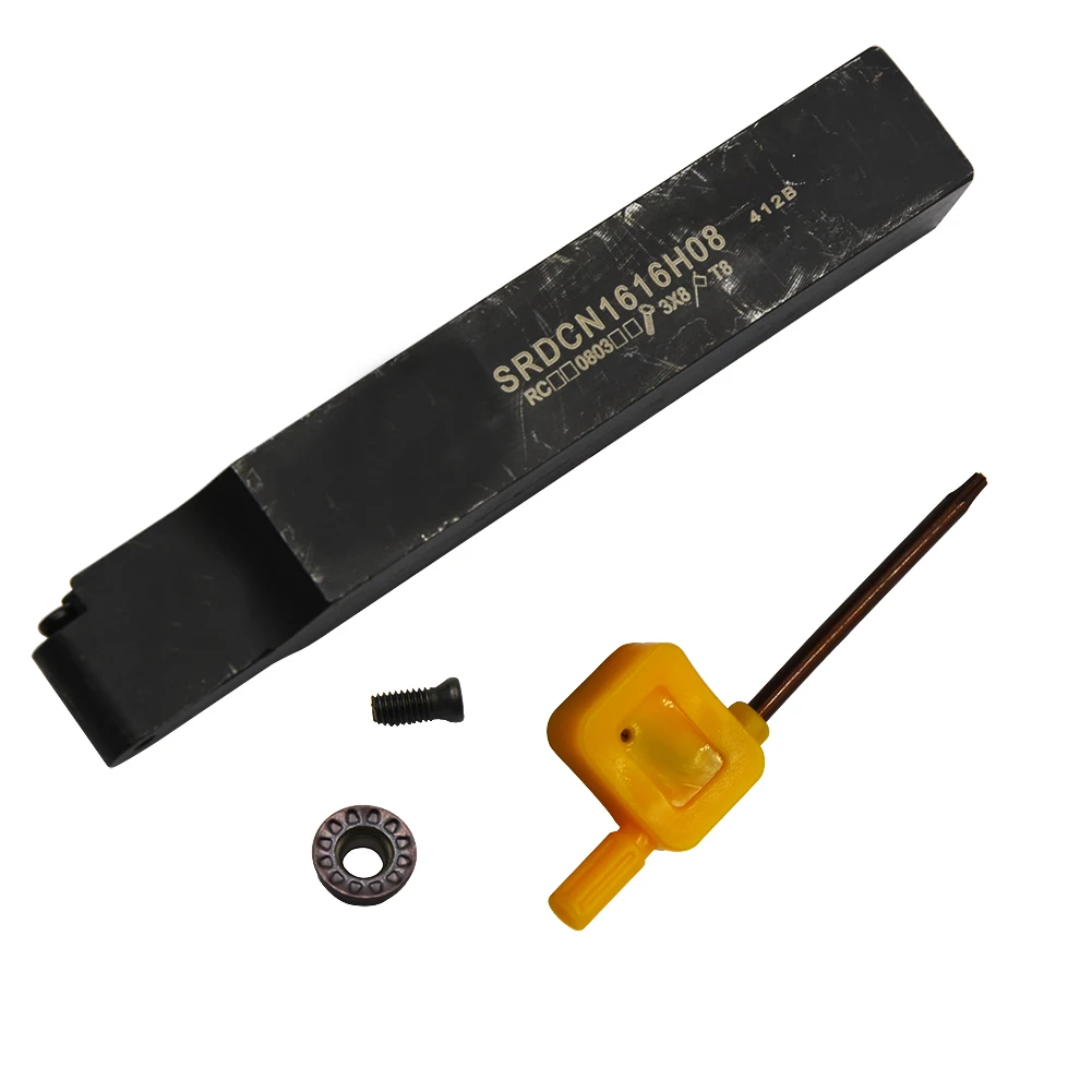 

ZIYI SRDCN 1212H08 Lathe Turning Holder For RC08 Insert Free Shipping