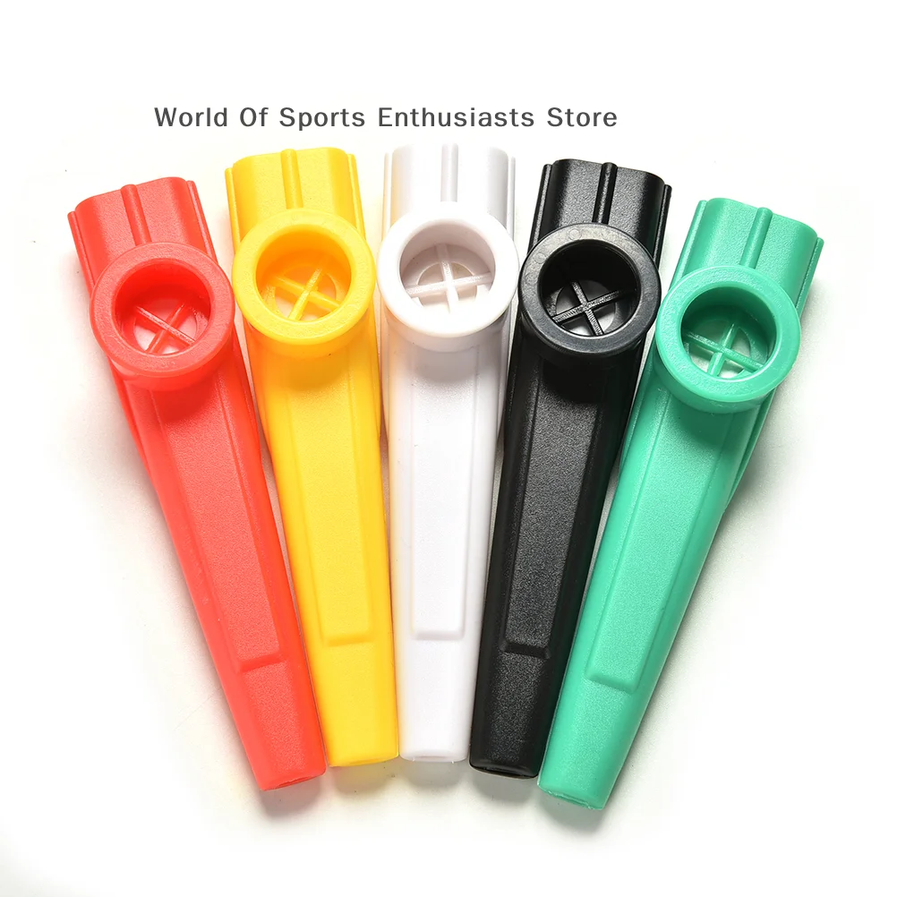 пластиковый Kazoo легкий портативный для начинающих флейтовый инструмент