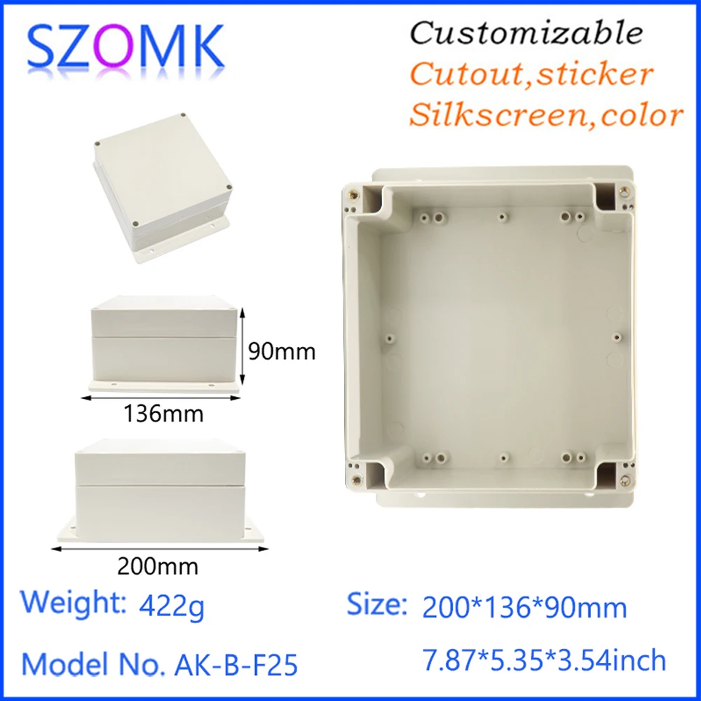 SZOMK 118*85*35MMIP65 Водонепроницаемый корпус из АБС-пластика