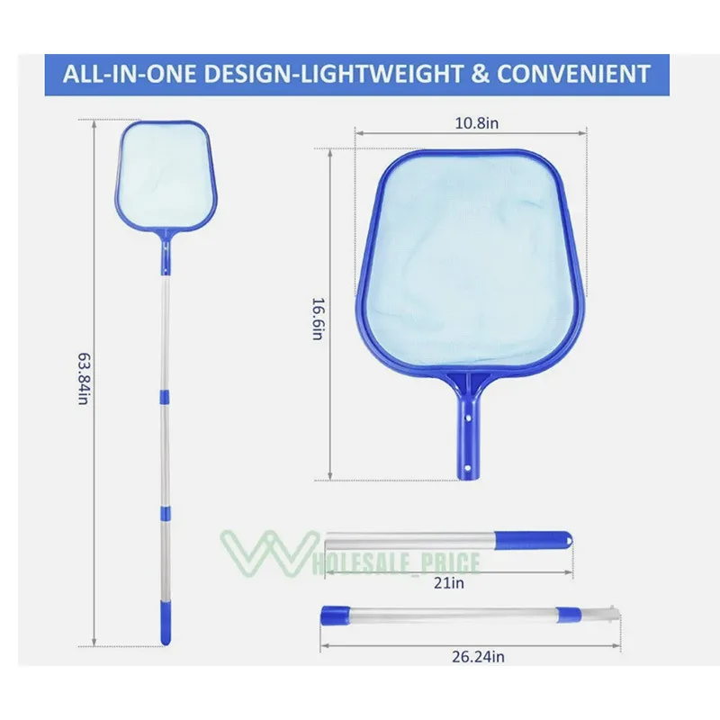 Профессиональная сетка для очистки бассейна инструмент насадка на грудь