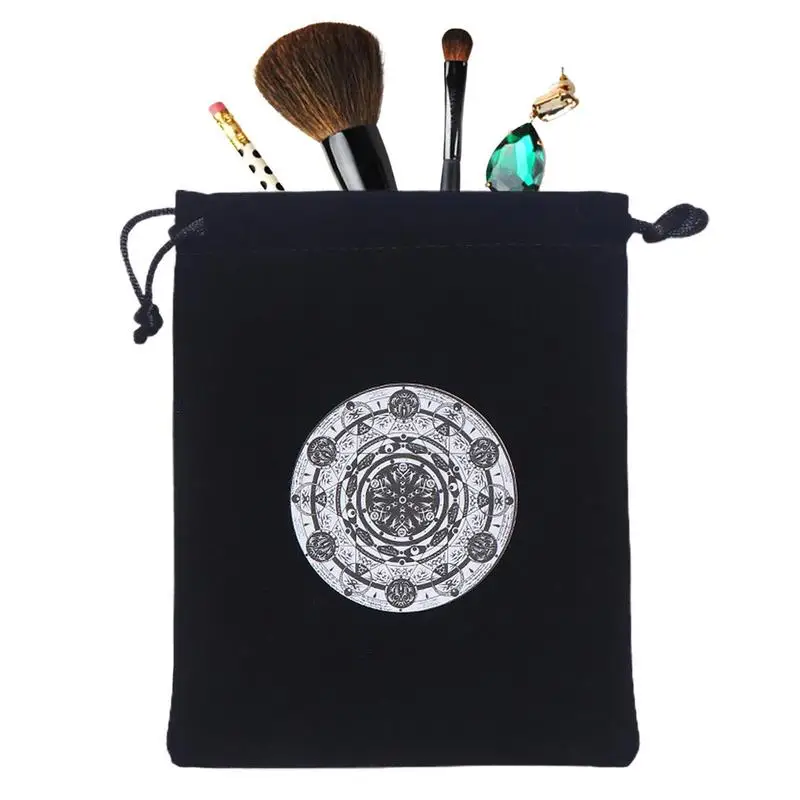 

Tarot Bag Drawstring Jewelry Pouch 4.72x 5.91 Inch Gift Bags Tarot Rune Bags Oracle Card Holder Bag For Tarot Enthusiasts